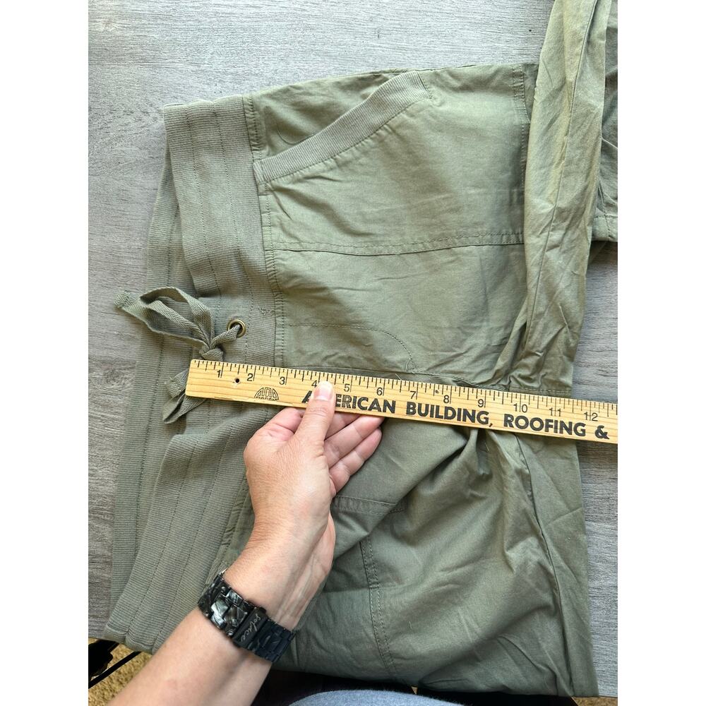 NWT XCVI Wearables Jules Pant Green L Ruched Ankles Travel - Picture 8 of 11